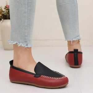Round Toe Slip-Ons Style 10600142124 in black