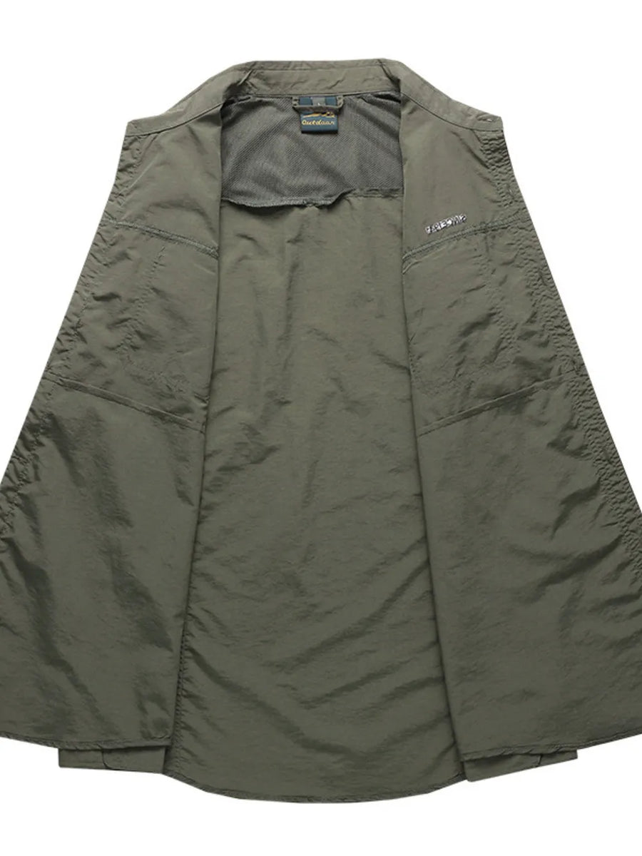 classic button-down shirt in charcoal with collared