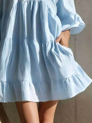 White mini dress