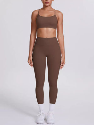 80% nylon, 20% spandex Care instructions: Machine wash cold sports bra in Sage with fitted silhouette