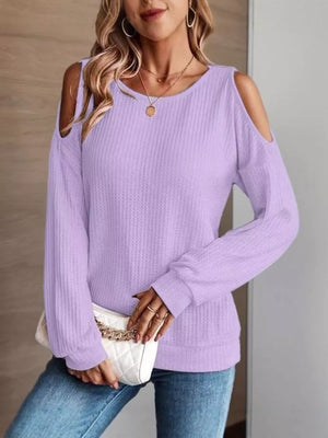 casual t-shirt in Sky Blue with round neck