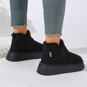 boots in Khaki with round toe and ankle-length