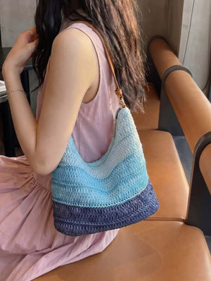 Straw Woven Shoulder Bag option 8
