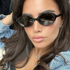 modern sunglasses in Black with N/A