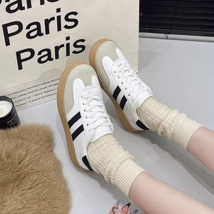 Round Toe Lace Up Sneakers option 7