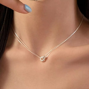 Silver necklace
