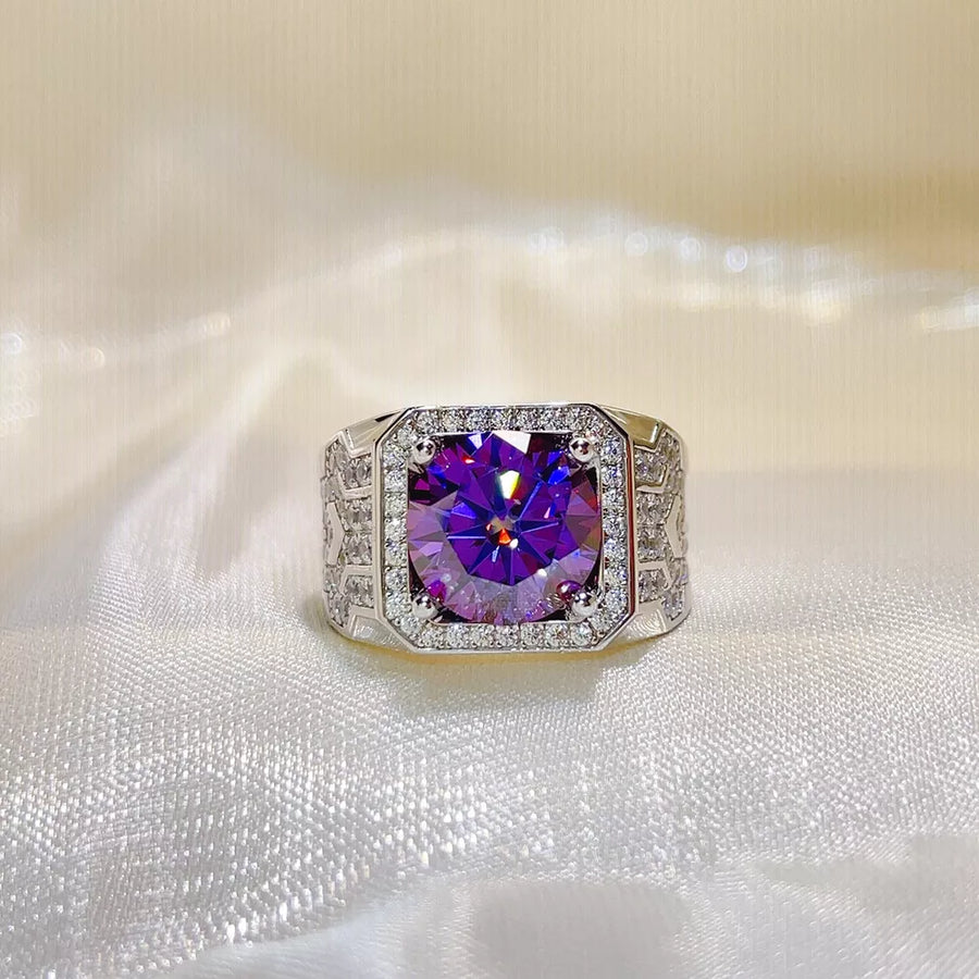 0.3 Carat 925 Sterling Silver Geometric Ring option 4