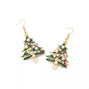 Synthetic Pearl, 18K Gold-Plated, Resin, Zinc alloy, Rhinestone Care instruction earrings in white with dangle silhouette