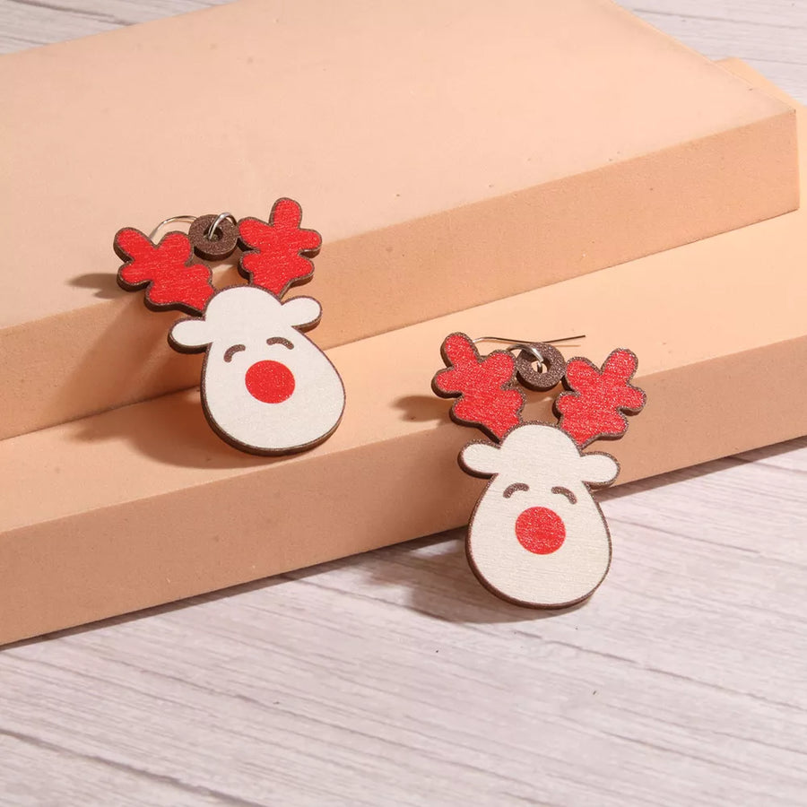earrings in Style C with christmas-themed and dangle