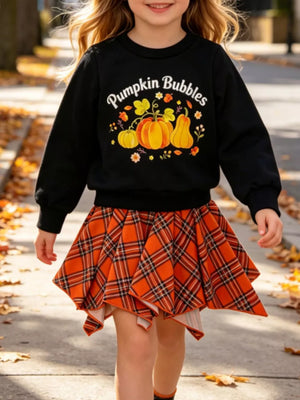 Pumpkin Bubbles Two-piece Baby Set
