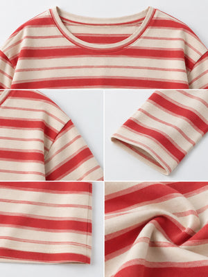 t-shirt featuring striped in navy blue with Polyester 90% (inclusive)&amp texture