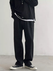 Black Men's Loose Fit Jeans