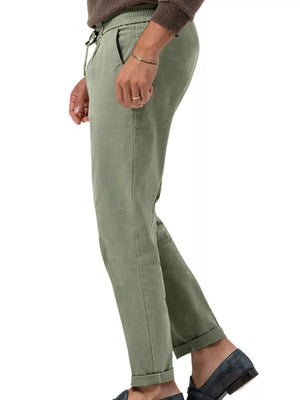 Men's Casual Drawstring Pants Plus Size in Deep Teal, view 12