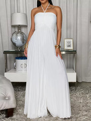 jumpsuit featuring pleated in Black with 100% polyester Care instructions: Machine wash cold texture