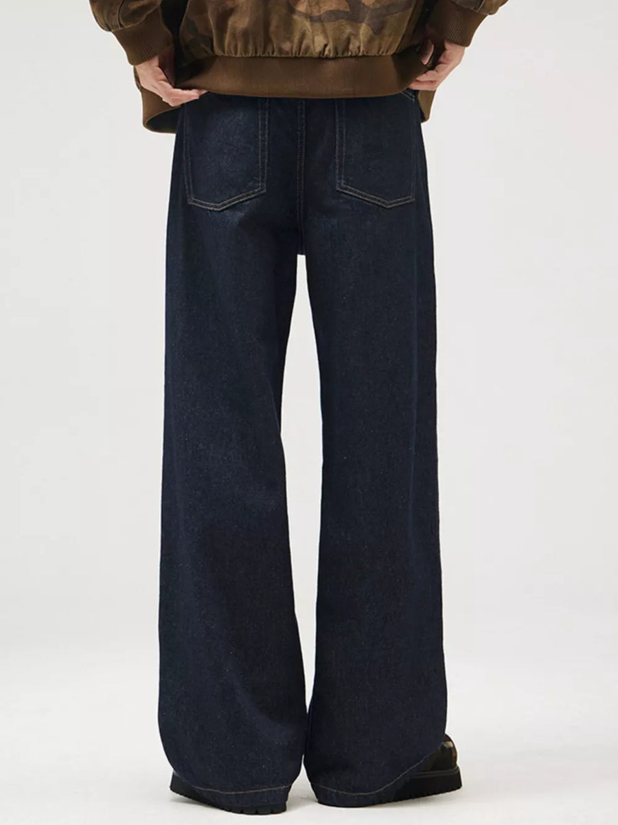 Men's Vintage Relaxed Fit Jeans in Dark Navy