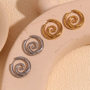 Silver earrings