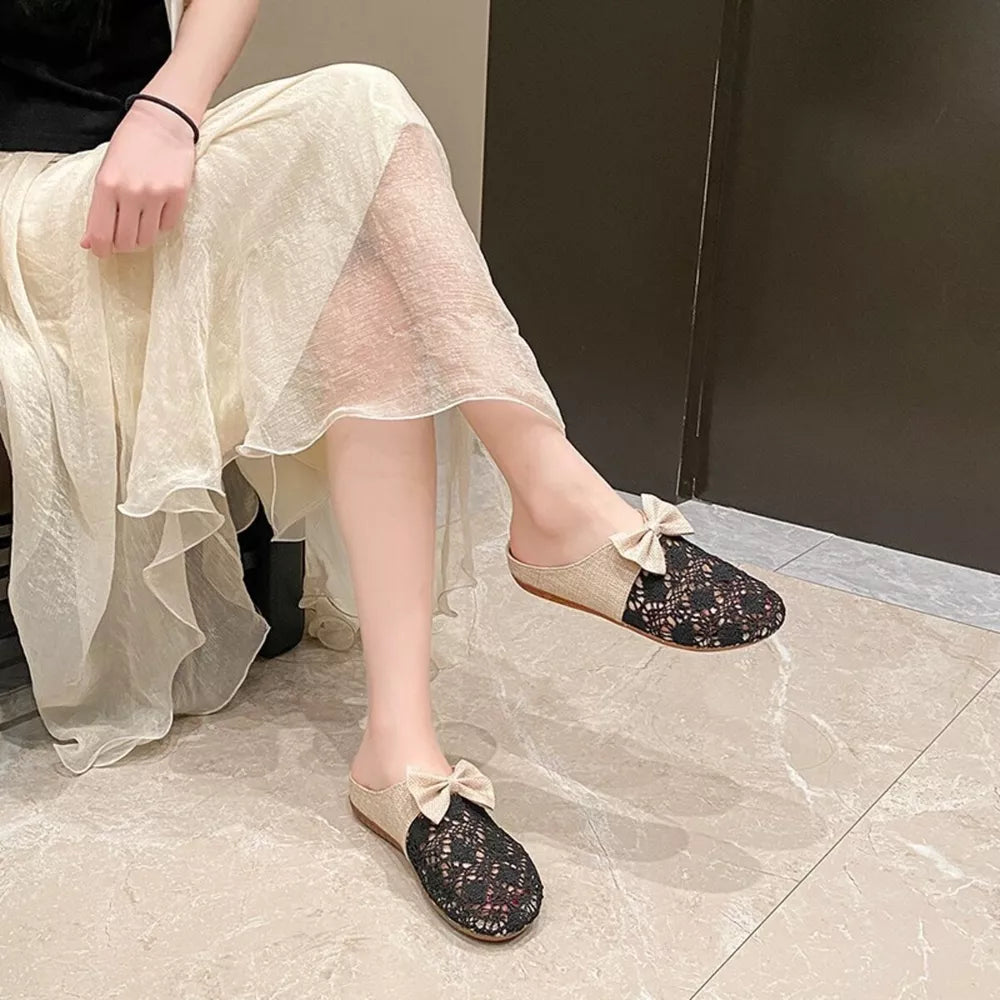 PU Leather, Rubber Imported Size &amp flats in Black with flat silhouette