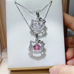 Platinum-Plated,925 sterling silver,Moissanite Carat weight: 2ct Care instructio necklace in clear with straight silhouette