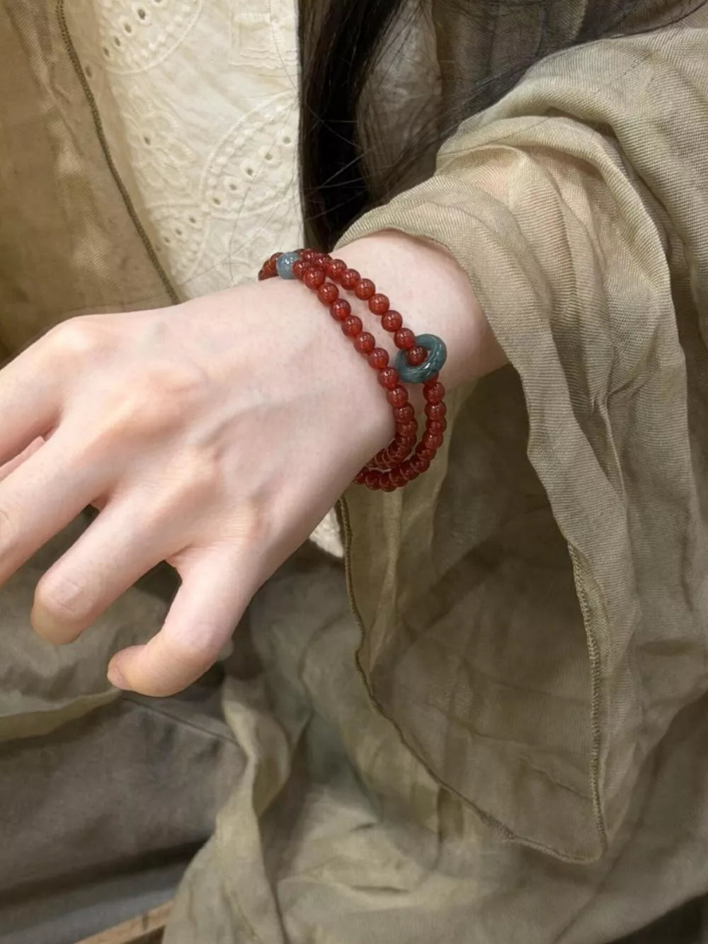 Burgundy Bracelets