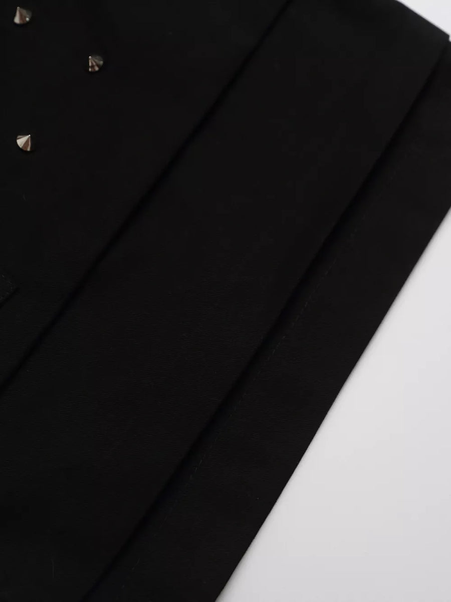 Chocolate with Men's Studded Cargo Capris in Chocolate