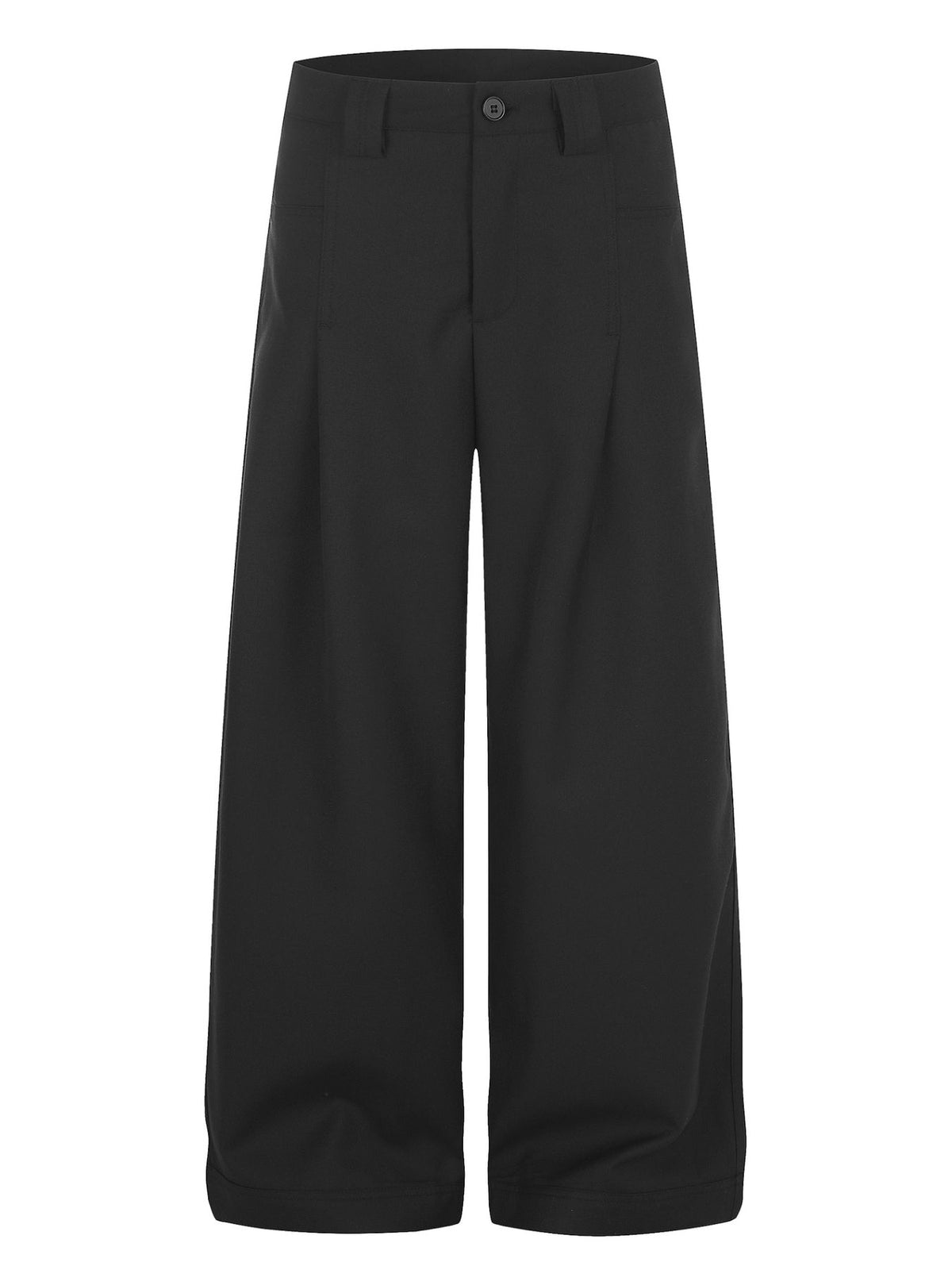 Khaki wide-leg pants