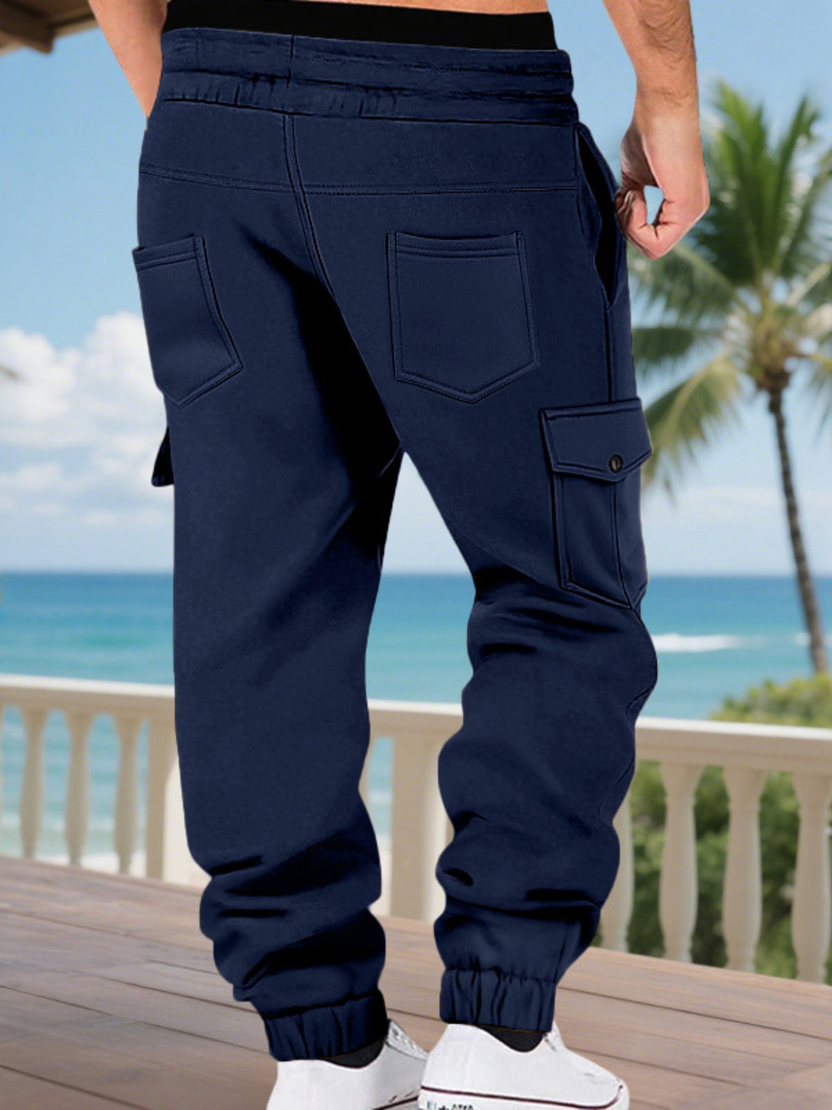 95%polyester,5%spandex Care instructions: Machine wash cold joggers in Dark Gray with relaxed silhouette