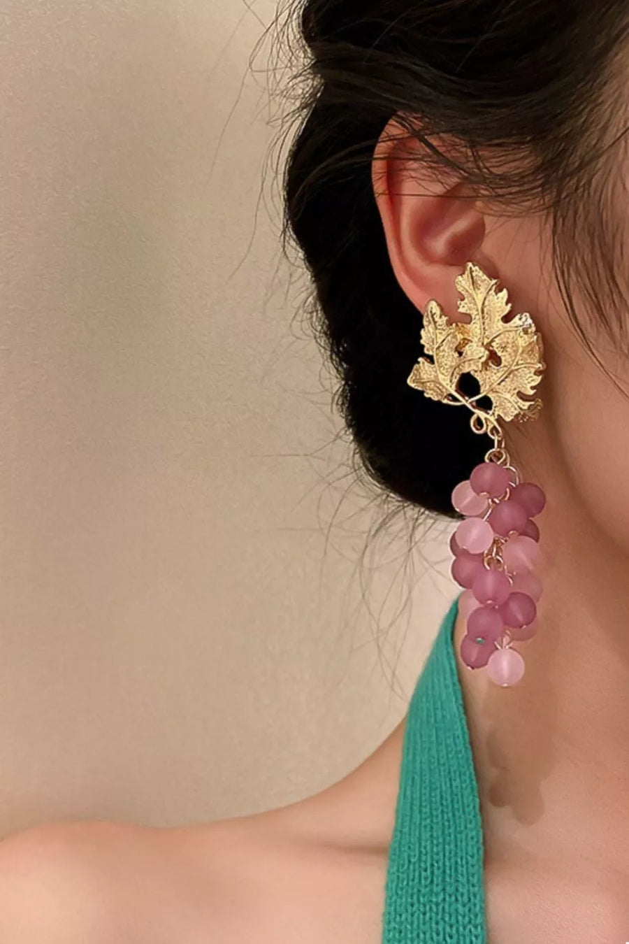 Freshwater Pearl, Synthetic Pearl, 18K Gold-Plated, Alloy, Resin, Crystal, Coppe earrings in Style D with regular silhouette