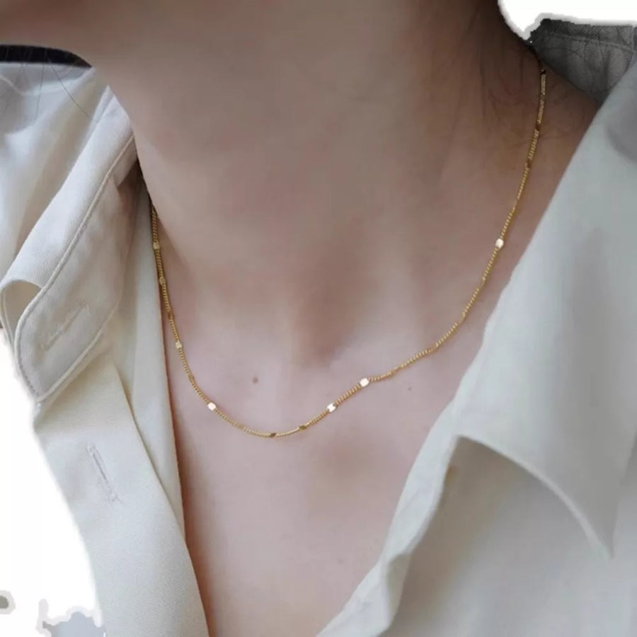 Gold necklace