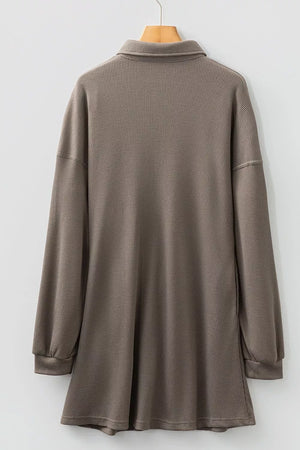 Casual Button-down Dress With Pockets option 9