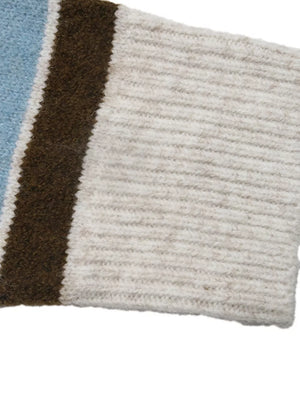 Striped Polo Collar Sweater option 9
