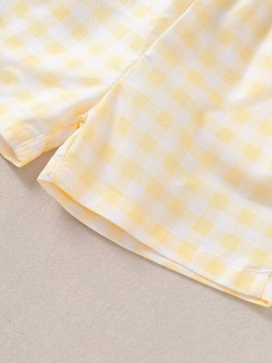 Children's Puppy Round Neck Tee And Shorts Set option 5