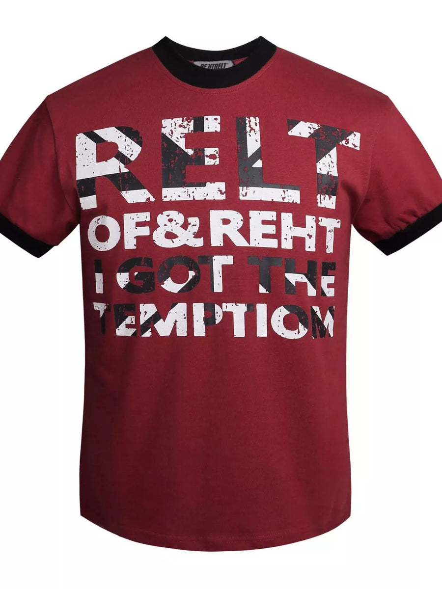 White Men's Letter Graphic Short Sleeve T-shirt