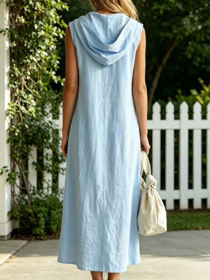 95%cotton,5%spandex Care instructions: Machine wash cold maxi dress in Beige with relaxed silhouette