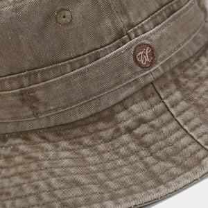 Imported Size &amp hat in Khaki with relaxed silhouette
