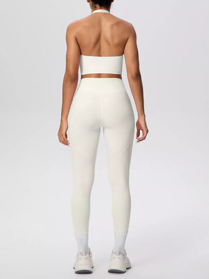 Dusty Blue active set with two-piece and sleeveless