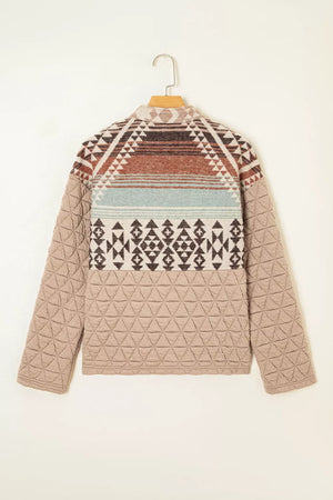 Aztec Quilted Patchwork Western Jacket option 10