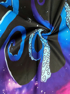 95% polyester, 5% spandex Care instructions: Machine wash cold flare pants in purple with flared silhouette