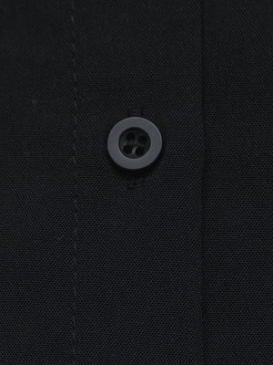 Black with shirt dress with buttoned 14