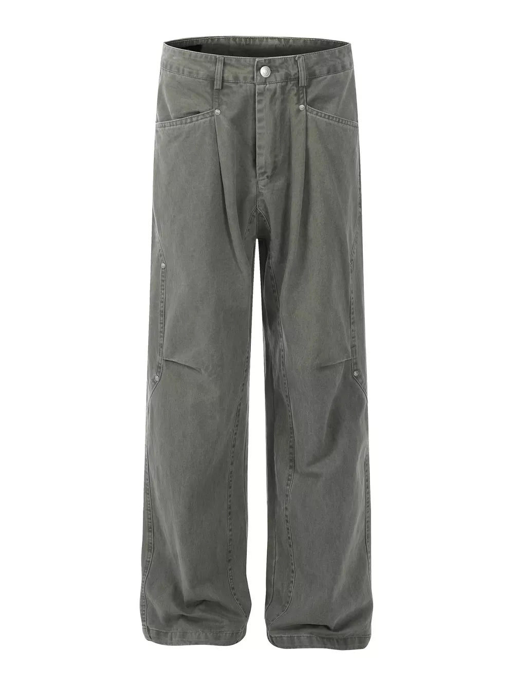 Gray Men's Full Size Loose Fit Sweatpants