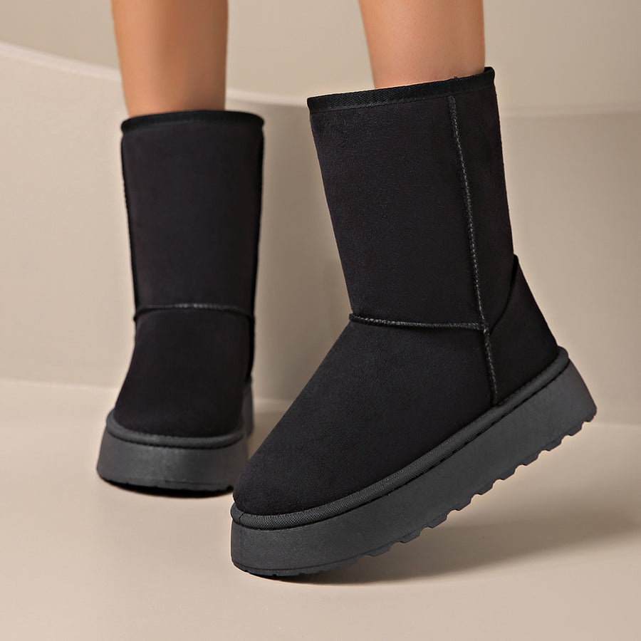 Suede,Rubber Imported Size &amp boots in camel with straight silhouette