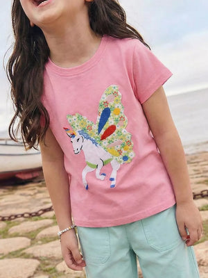 Children's Unicorn Short Sleeve T-shirt