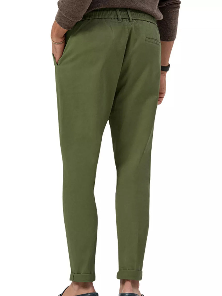 Mocha Men's Casual Drawstring Pants Plus Size