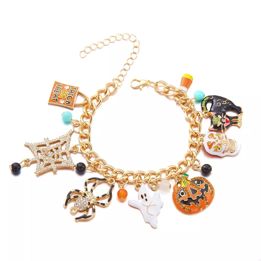 Orange bracelet with adjustable and lobster clasp