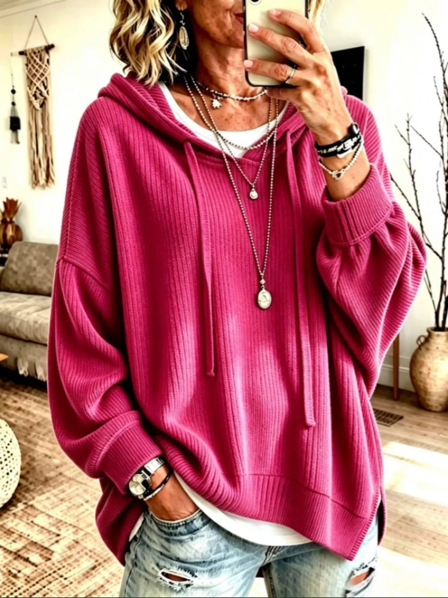 Khaki pullover hoodie