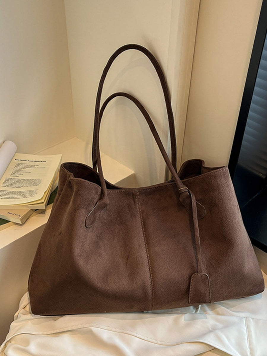 chocolate brown tote