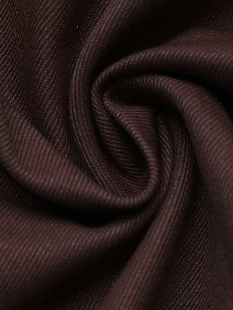 Zip Up Dropped Shoulder Jacket in Coffee Brown, view 11