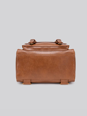 backpack in cognac brown