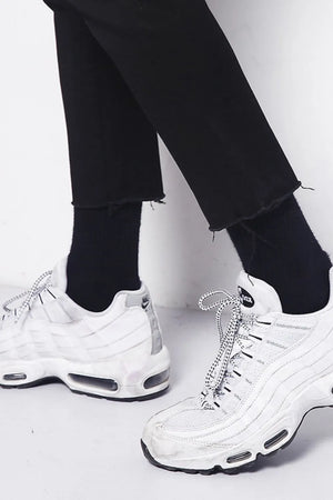 Men's dark skinny jeans with raw hem detail