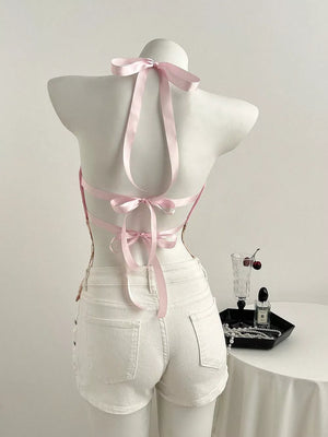 Sequin Halter Neck Cami option 6