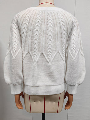 classic pullover sweater in Camel with crew neck